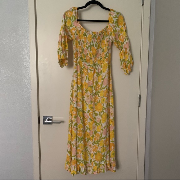 Nora Midi Dress Jolene Floral Print - Picture 4 of 7
